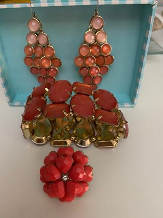 Conjunto Pendientes, Pulsera y Anillo