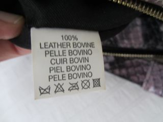 Bolso Tosca Blu Piel Serpiente Morado