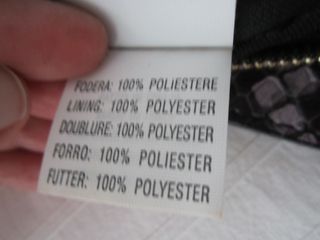 Bolso Tosca Blu Piel Serpiente Morado