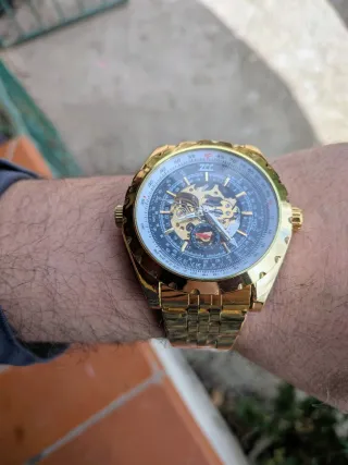 Orologio Uomo Automatico ZCC 49mm Oro Nero