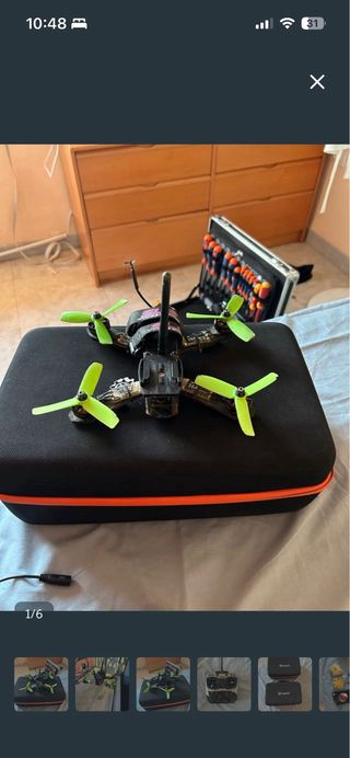 Dron de competición ágil y rápido