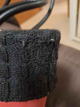 Borsa O Bag rossa e nera
