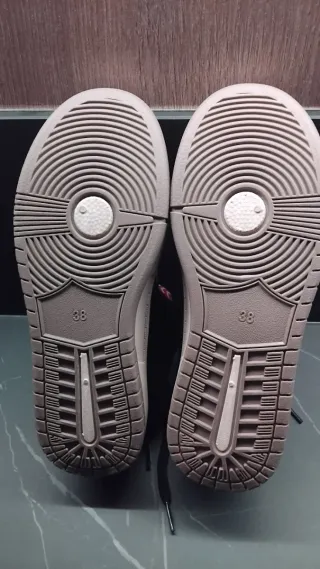 Zapatillas Fashion Negras Talla 38 Nuevas