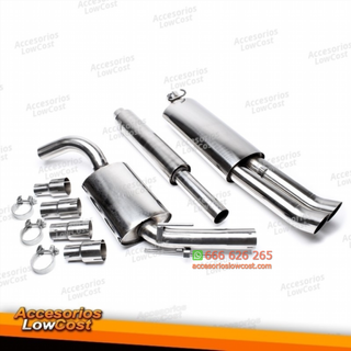 Sistema de escape TA Technix de acero inoxidable