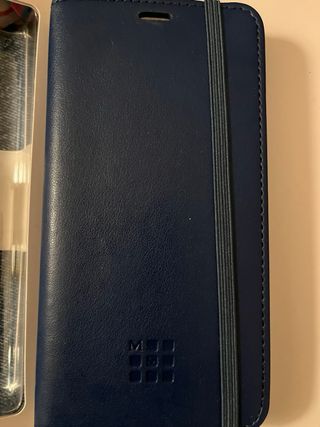Cover Moleskine iPhone X/Xs Blu