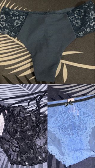 Bragas Victoria's Secret (Negro, Azul, Teal)