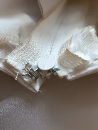 Vestido Comunhão Branco com Écharpe