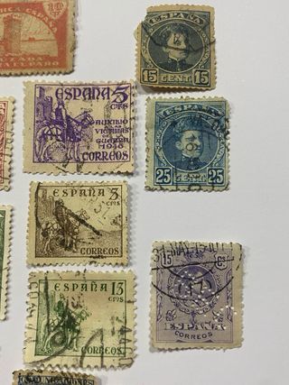 18 Sellos Antiguos España (desde 1889)