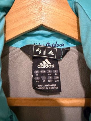 Chaqueta Adidas Celeste Talla L Mujer