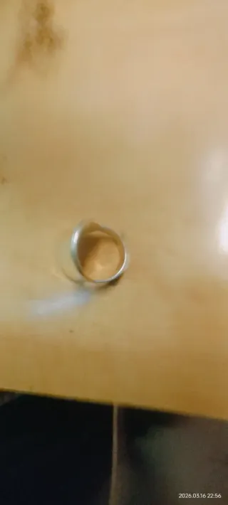 Anillo plata plano