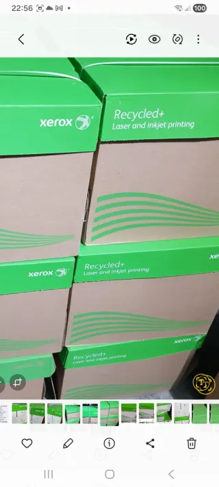 Caja Folios din A4 80g m2 Reciclados marca Xerox