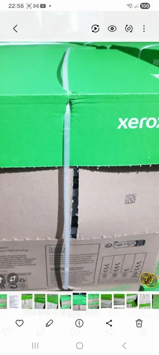 Caja Folios din A4 80g m2 Reciclados marca Xerox