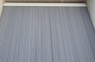 Cortina exterior rayas azul y blanco