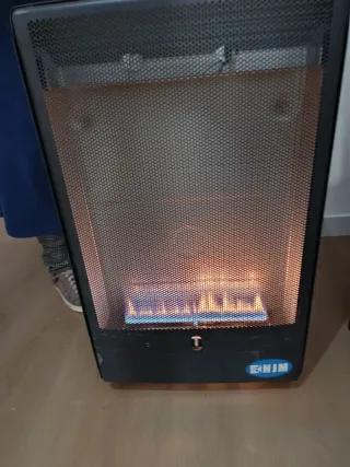 Estufa de gas azul HJM