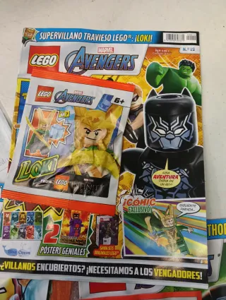 Revistas LEGO Avengers y Marvel
