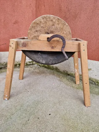 Muela moa piedra para afilar a pedal