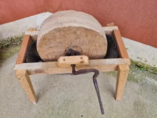 Muela moa piedra para afilar a pedal