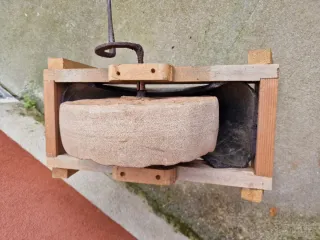 Muela moa piedra para afilar a pedal