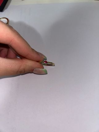 Conjunto 3 Anillos Oro y Rojo