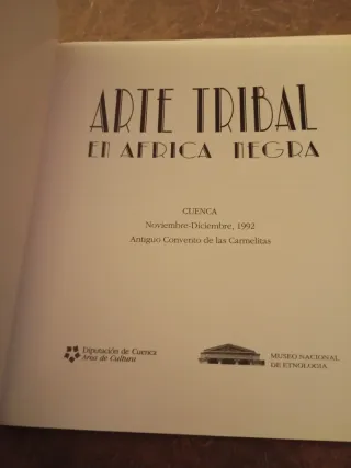Libro Arte Tribal en África Negra