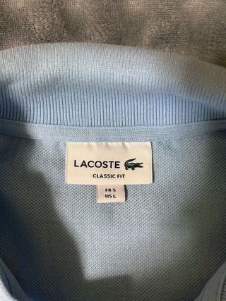 Polo Lacoste Azul Talla M