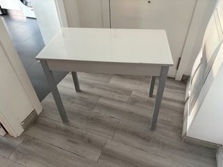 Mesa cocina con cristal