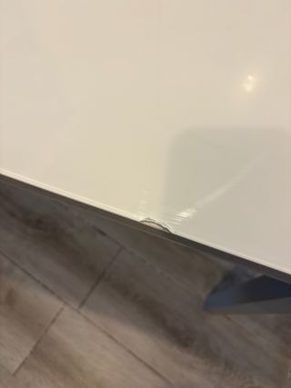 Mesa cocina con cristal