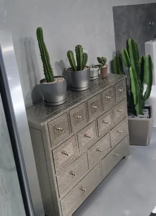 Cassettiera Maison du Monde legno e metallo