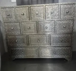 Cassettiera Maison du Monde legno e metallo