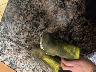 Botas de fútbol Adidas verdes y amarillas