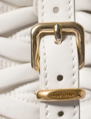 Bolso Miu Miu Blanco y Dorado