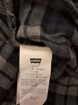 Camisa Levis cuadros Talla S