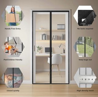 Mosquitera magnética 90x215 sin taladro