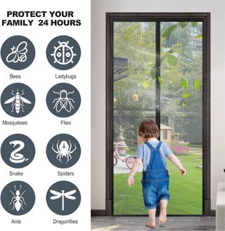 Mosquitera magnética 90x215 sin taladro