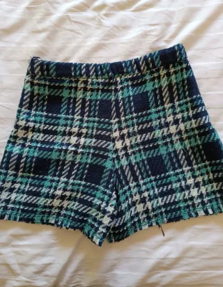 Falda pantalón Zara Kids cuadros