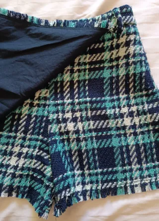 Falda pantalón Zara Kids cuadros