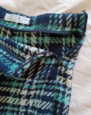 Falda pantalón Zara Kids cuadros