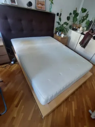 Cama Ikea MANDAL 140x200 + Colchón