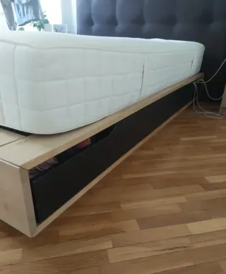 Cama Ikea MANDAL 140x200 + Colchón