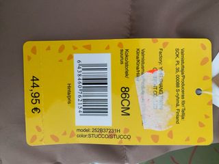 Peto impermeable invierno bebé