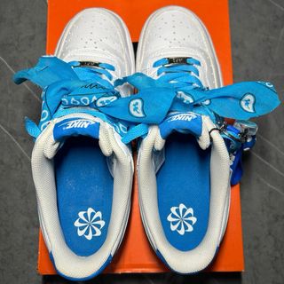 Nike Air Force 1 Custom Bandana Azzurra – Nuove –
