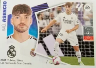 Cromo Asencio Real Madrid Liga Este 24/25