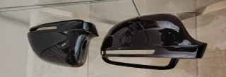 Carcasas Retrovisores Audi Negro Brillante