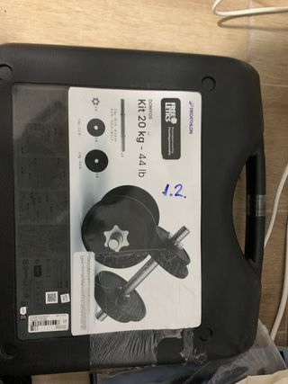 Maletín Mancuernas Domyos Kit 20kg