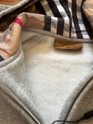 Sudadera Burberry con cremallera