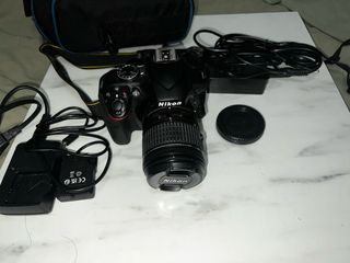 Cámara Nikon D3400 + Objetivo + Estuche