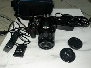 Cámara Nikon D3400 + Objetivo + Estuche