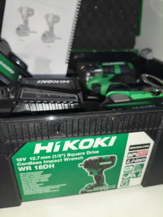 Llave de impacto HIKOKI 18V 5Ah 1/2