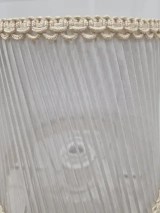 Lámpara de sobremesa pagoda plisada