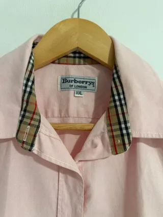 Camisa Burberrys of London Rosa Algodón Talla XXL